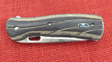 Buck 0345GYSWM 345 Vantage Select Knife Gray Dymondwood Handle 420HC Lot#BU-374