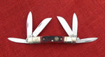 Hen & Rooster Knife 345-RPB Congress 6 Blade 3 5/8" Red Picked Bone NEW