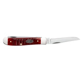 Case 51541 Mini Trapper Knife Old Red Gator Jig NIB 6207 SS