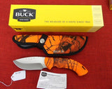 Buck 0392CMS9 392 Omni Hunter 12 pt Knife Orange Camo USA 2015 BU-580