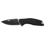 Kershaw 3935 Flourish Assisted Flipper Knife G10/Carbon Fiber Overlay Handle Liner Lock