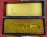 Buck 0401 401 Kalinga Knife Dark Micarta Inverted 3 Line USA 1970's Lot#401-10