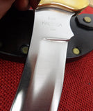 Buck 0401 401 Kalinga Knife Dark Micarta Inverted 3 Line USA 1970's Lot#401-10