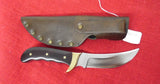 Buck 0401 401 Kalinga Knife Dark Red Maroon Micarta USA 1970's Lot#401-2