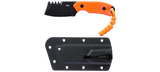 Columbia River CRKT Knife 4036ER Razel Compact Fixed Orange