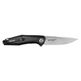 Kershaw 4037 Atomos KVT Ball Bearing Flipper Knife G10/Carbon Fiber Overlay Dmitry Sinkevich