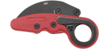 Columbia River CRKT 4041R Provoke Morphing Karambit Kinematic Folding Knife Lightweight Red Grivory Handle Joe Caswell Design