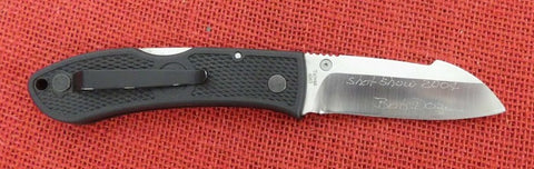 Ka-Bar Knife 4063 Folding Single Blade Lockback Bob Dozier Signature
