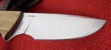 Boker Arbolito 02BA415 Vultur Fixed Blade Knife ACX390 Drop Point Olive Wood Handles Bushcraft
