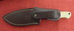 Boker Arbolito 02BA415 Vultur Fixed Blade Knife ACX390 Drop Point Olive Wood Handles Bushcraft