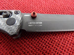 Benchmade Knife 417GY-1901 417 Fact 2019 Shot Show Limited Edition Silver Twill G10 S30V Axis Lock