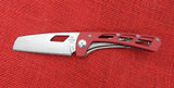 Buck 0418RDS2 418 Vertex Knife Red Frame Lock Wharncliffe USA 2017 BU-503