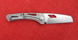 Buck 0418RDS2 418 Vertex Knife Red Frame Lock Wharncliffe USA 2017 BU-503