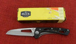 Buck 0418BKS 418 Vertex Knife Black Aluminum Wharncliffe 2017 Liner Lock Lot#BU-403