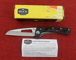 Buck 0418BKS 418 Vertex Knife Black Aluminum Wharncliffe 2017 Liner Lock Lot#BU-403