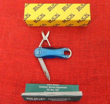 Buck 0421 421-BL Newt Knife Scissors Blue USA 2004 BU-621
