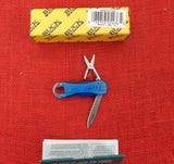 Buck 0421 421-BL Newt Knife Scissors Blue USA 2004 BU-621