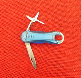 Buck 0421 421-BL Newt Knife Scissors Blue USA 2004 BU-621