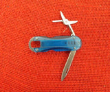 Buck 0421 421-BL Newt Knife Scissors Blue USA 2004 BU-621