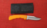 Buck 0422 422 Bucklite Knife Orange Lightweight w/ Sheath 2011 USA LT-67