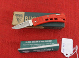 Buck 0425RD 425 MiniBuck 1999 Small Red Lightweight Knife BU-493
