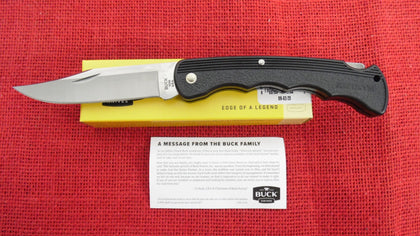 Buck 0426BKS1 426 Bucklite Black Folding Knife Lockback USA Made 2023 Buildout