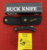 Buck 0429 429BK V52 Selector Bucklite Knife Black Handle w/ Sheath USA w/ Sheath Lot#LT-50