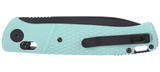 Columbia River CRKT Knife K430KBKP Counterpart Crossbar Lock GFN Aqua Blue