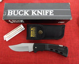 Buck 0446 446 Goliath Large Folding Knife USA Made 1995 Lock Back w/ Nylon Sheath Box Lot#BU-352