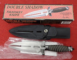 United Cutlery Knife UC453-B Black Silver Double Shadow Gil Hibben 1993 Taiwan