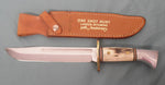 Western Knife W46-8 Stag 50th Anniversary "One Shot Hunt" Lander WY MUST SEE USA 1990