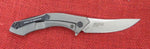 Zero Tolerance Knife by Kershaw ZT 0460Ti 0460 Dmitry Sinkevich Flipper CPM20CV Stonewashed Titanium Handles USA NOS