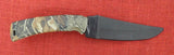 Buck 0470 470CM 470 Mentor Fixed Blade Knife USA Made 1999 Camo Rubber Handle 420HC Blade Lot#BU-195