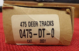 Buck 0475 475-SP5 Mini Mentor Knife Wood Handle with Deer Tracks USA Made 1999 Leather Sheath Lot#BU-378