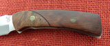 Buck 0475 475 Mini Mentor Knife Wood Handle w/ Hunter Dog Gold Cutout Lot#BU-429