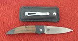 Benchmade Knife 480 Shoki Nakamura Design Gentlemans Nak-Lok S30V G10/Wine Wood