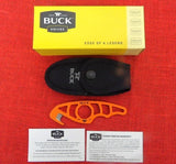 Buck 0499ORG 499 Paklite Guthook Orange Traction Cerakote Knife BU-530