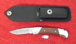 Buck 0500RWS 500 Duke Folding Sheath Pocket Knife Wood 420HC Lock Back 2002 Lot#500-13