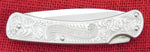 Buck 0510 510 Classic II Lockback Knife Scrolled Aluminum Like 500 Duke 1980's USA Lot#500-26