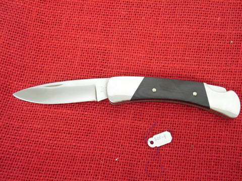 Buck 0500 500 Duke Folding Pocket Knife Early Model Micarta Handles Pre 1981 Lockback USA Lot#500-2