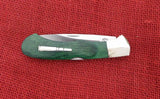 Remington R50032 Bullet Knife 2019 Buck Made 532 Bucklock Green Dymanlux Wood 420HC USA