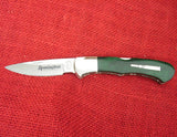 Remington R50032 Bullet Knife 2019 Buck Made 532 Bucklock Green Dymanlux Wood 420HC USA