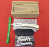 Remington R50033 Silver Bullet Knife 2019 Buck Made 532 Bucklock Ivory Paper Micarta BU-602