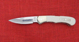 Remington R50033 Silver Bullet Knife 2019 Buck Made 532 Bucklock Ivory Paper Micarta BU-602