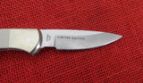 Remington R50033 Silver Bullet Knife 2019 Buck Made 532 Bucklock Ivory Paper Micarta BU-602