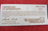 Buck 0500-SD 500 Duke Knife San Diego Historical Society Gold 80th Anniv 500-36