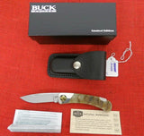 Buck 0500RHSAG 500 Duke Ram Horn Knife Spade Card Cutout Bolster 500-38