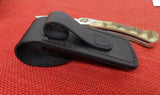 Buck 0500RHSAG 500 Duke Ram Horn Knife Spade Card Cutout Bolster 500-38