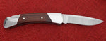 Buck 0500RWS 500 Duke Folding Sheath Pocket Knife Wood 420HC Lock Back 2002 Lot#500-31