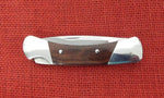 Buck 0500RWS 500 Duke Folding Sheath Pocket Knife Wood 420HC Lock Back 2002 Lot#500-31